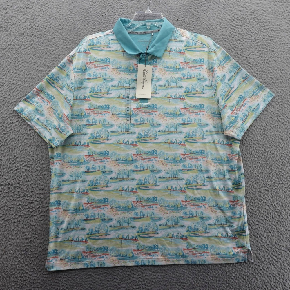 Walter Hagen Mens XXL Clubhouse Country Club Polo Performance‎ Golf NEW